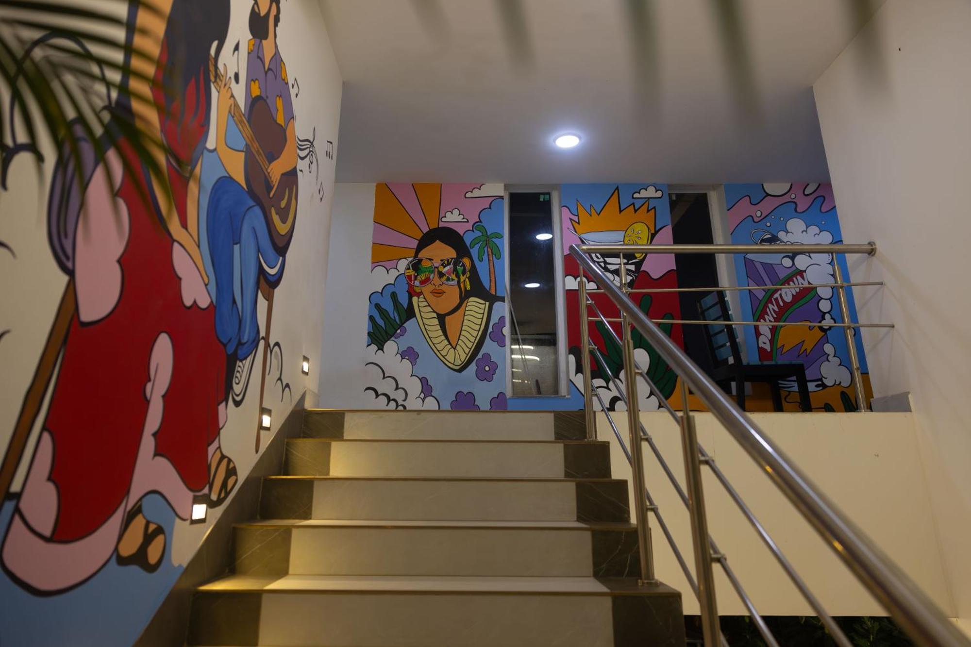 Downtown Hostels - アンジュナ エクステリア 写真