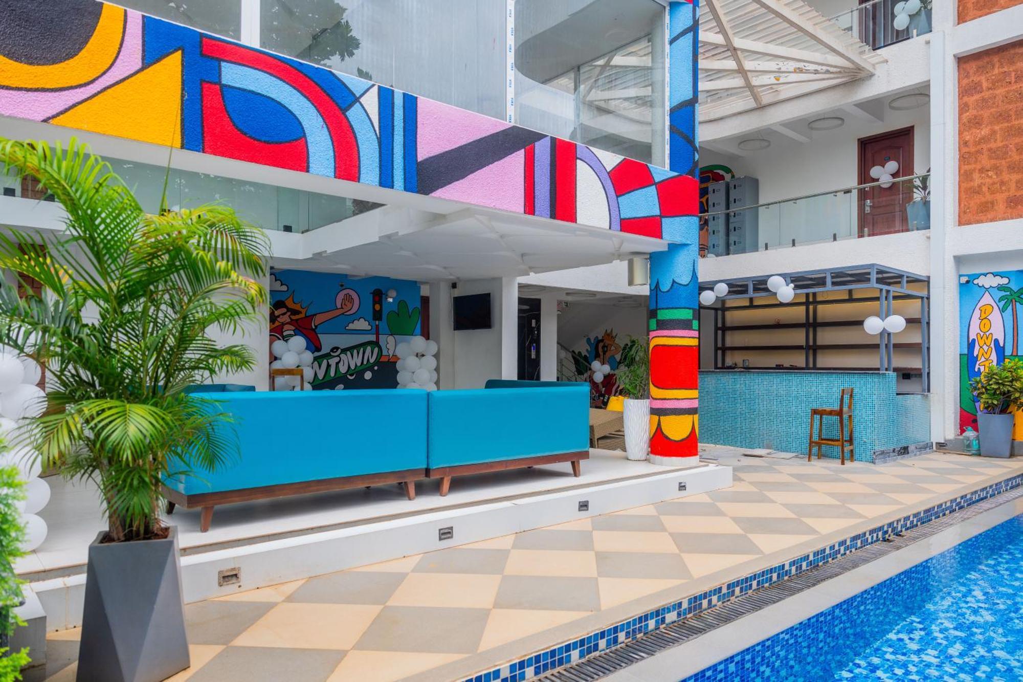 Downtown Hostels - アンジュナ エクステリア 写真
