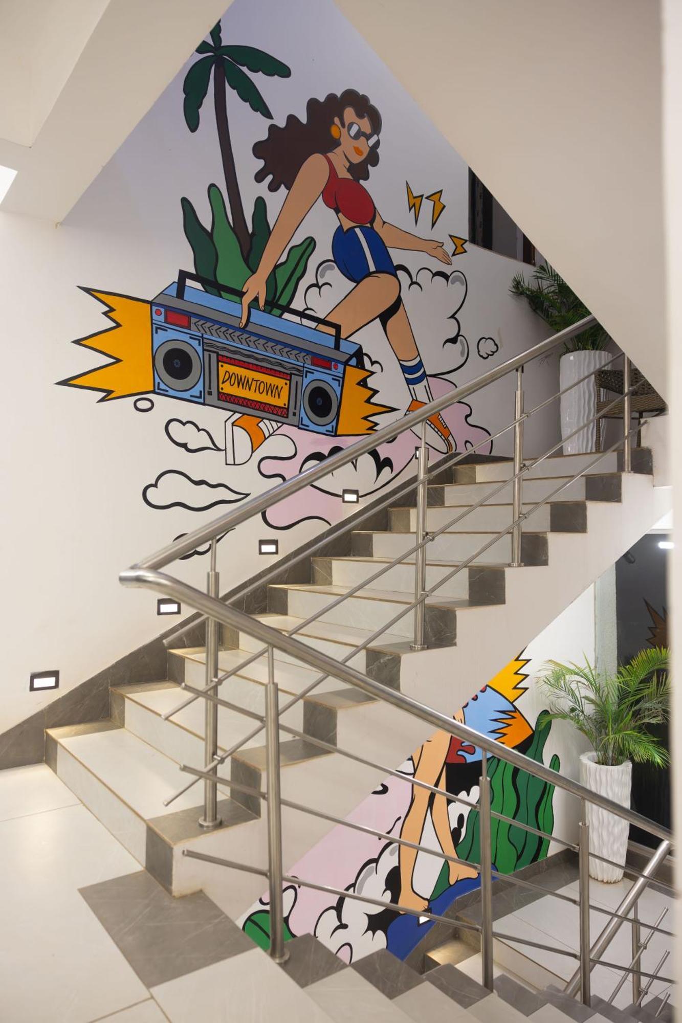 Downtown Hostels - アンジュナ エクステリア 写真