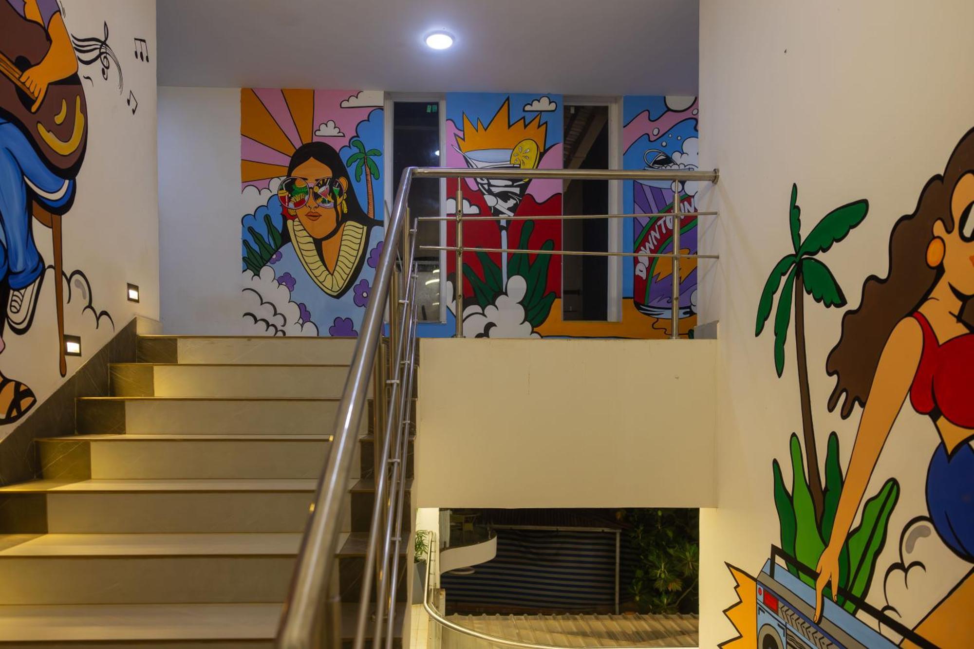 Downtown Hostels - アンジュナ エクステリア 写真
